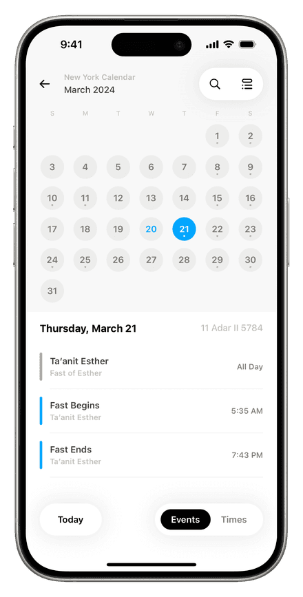 Calendar View